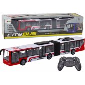 Remote Controlled RC City Bus Red and White
