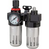 Pro-Line slėgio reduktorius su manometru, filtru ir tepaline 1/ 4" PROLINE 6638