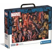 Clementoni CLE 1000 dėlionė, Marvel lagaminėlis 39675