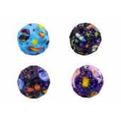 Minkomasis ir šokinėjantis kamuoliukas su ertmėmis, Space, 7 cm