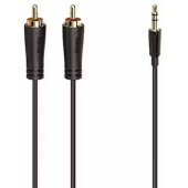 Kabelis 2xRCA/ 3.5mm 1.5m juodas