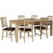 CHICAGO Table 140x90cm and 6 Chairs