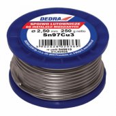 Dedra litavimo viela 2,5mm Sn97Cu3 250g - 31L92525