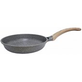 Aluminum pan Amber 24cm, with wood imitation handle