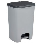 Curver Essentials šiukšliadėžė su pedalu, 40 l, pilka (225359
