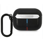 Leather Curved Line AirPods Pro cover black