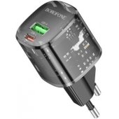 BN17 USB-A/ C QC 3.0 PD 20W Black