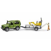 Land Rover Defender with Trailer - CAT and