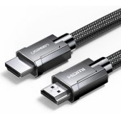 HDMI 2.1 laidas 8K 60Hz / 4K 120Hz 3D 48Gbps 2m Pilkas