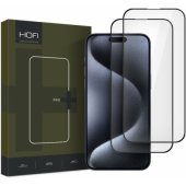 "Glass Pro+ iPhone 16 Pro" Black 2 pack