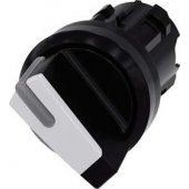Siemens jungiklis su apšvietimo galimybe, 22 mm, juodas plastikas/