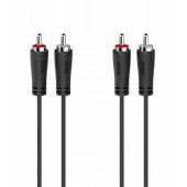 Kabelis 2xRCA / 2xRCA 1.5m juodas