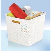 Basket My Style Cream 25L 33x33x28cm