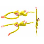 Plush Monkey Mascot with Sound, Yellow 60 cm