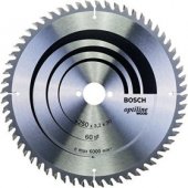 Bosch Powertools diskinio pjūklo diskas Optiline Wood T 250x30-60 - 260864