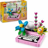 31169 Typewriter with Flowers
