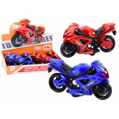 Sportinis motociklas su inercine pavara, šviesos ir garsai, 2 spalvos