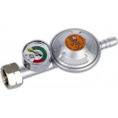 Gas Pressure Regulator 37mbar 1.5kg/ h gauge for 9-10mm hose (RG A310IE