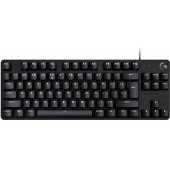 G413 TKL SE laidinė mechaninė žaidimų klaviatūra US juoda 920-010446