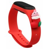 Xiaomi Mi Band 3/ 4 raudona Kalėdų Senelio