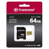 500S/ 64GB Micro SDXC Class 10