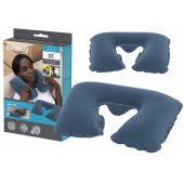 Inflatable Travel Pillow Croissant Blue Bestway 67006