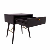 Nightstand LUXEMBOURG 45x35x50cm, black
