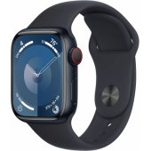 Watch Series 9 Cellular 41mm Midnight Sport Band - M/ L