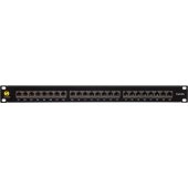Netrack 19®® 24 prievadų Cat. 6A FTP komutacinis skydelis su lentyna