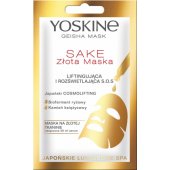 Yoskine Maseczka do twarzy Geisha Mask Sake Złota Maska S.O.S. lifting