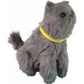_6977812 Interactive Plush Kitty Soft fur Stroke its head and learn it