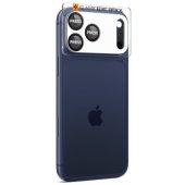 Optik Pro XL Glas.Tr kameros EZ Fit Apple iPhone 17 Pro, juodas