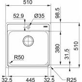 Bell BCX 610-51 nerūdijantis plienas (101.0622.893)