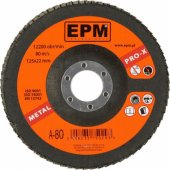 EPM žiedlapinis diskas EPM PRO-X, grūdėtumas 80, 125 mm (E-552-1003)