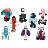 Magnetic Blocks Space Rocket Set 56 pieces. Magnetic Rocket Mix