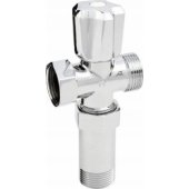 Angle globe valve with 3/ 4" extension