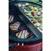 Kamado Joe stainless steel roasting pan for fish and vegetab
