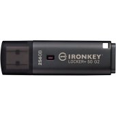 256GB IronKey Locker Plus 50 G2 USB-A Black