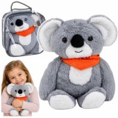 Koala Bear Weighted Plush Toy Therapeutic Mascot 1.3 KG Gray 35 cm