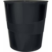 Leitz wastebasket black (ko 0006187)