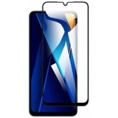 6D 0,4 mm grūdintas stiklas Xiaomi Redmi 13C/ Poco C65, juodas