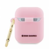 Silicone 3D Kitty Head Airpods 1/ 2 cover pink