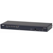 8 prievadų kelių sąsajų Cat 5 KVM jungiklis