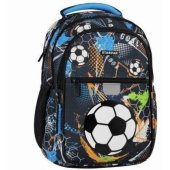 Mokyklinė kuprinė Football, mėlyna
