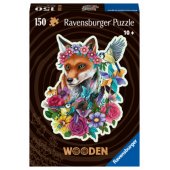 Ravensburger medinė dėlionė Spalvinga lapė (150 detalių)