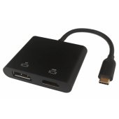 USBC-HDDP USB-C HDMI DP Black