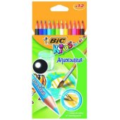 Bic BIC KIDS AQUACOULEUR spalvoti pieštukai, dėžutėje 12 vnt. - 8575613