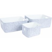 Lido Felt 20x15,5xH12cm Light Grey