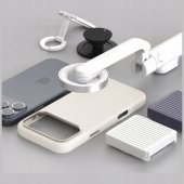 Typo Skin M MagSafe dėklas iPhone 17 Air, akmens spalvos