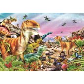 Puzzle 104 Super Color DINOSAUR LAND Clementoni 25768